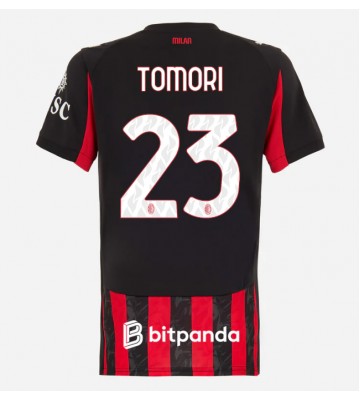 AC Milan Fikayo Tomori #23 Replica Home Stadium Shirt for Women 2025-26 Short Sleeve